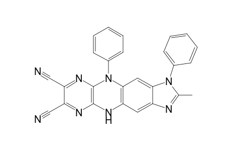 2-Methyl-1,10-diphenyl-5,10-dihydro-1H-imidazo[4,5-g]pyrazino[2,3-b]quinoxaline-7,8-dicarbonitrile