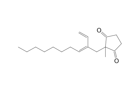 2-(2'-Vinyldec-2'-enyl)-2-methylcyclopentane-1,3-dione