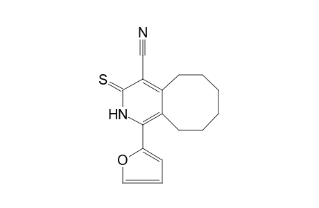 1-(2-FURYL)-2,3,5,6,7,8,9,10-OCTAHYDRO-3-THIOXOCYCLOOCTA[c]PYRIDINE-4-CARBONITRILE