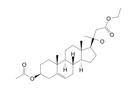 ETHYL-3-BETA-ACETOXY-20R-HYDROXY-23-NORCHOL-5-EN-24-OATE