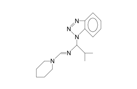N'-(1-<Benzotriazol-1-yl>-2-methyl-propyl)-N,N-pentano-formamidine