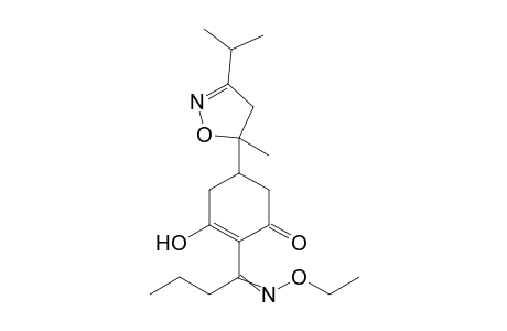 2-Cyclohexen-1-one, 5-[4,5-dihydro-5-methyl-3-(1-methylethyl)-5-isoxazolyl]-2-[1-(ethoxyimino)butyl]-3-hydroxy-