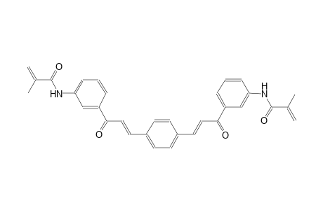 2-propenamide, 2-methyl-N-[3-[(2E)-3-[4-[(1E)-3-[3-[(2-methyl-1-oxo-2-propenyl)amino]phenyl]-3-oxo-1-propenyl]phenyl]-1-oxo-2-propenyl]phenyl]-