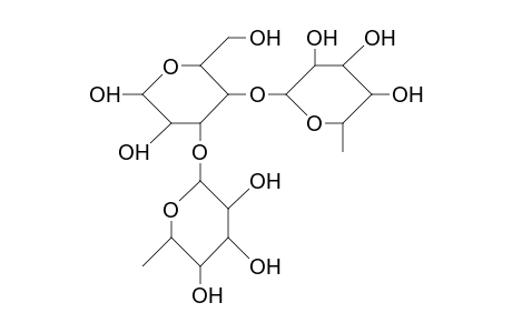 3,4-Di-O-(A-L-rhamnopyranosyl)-A-D-galactose