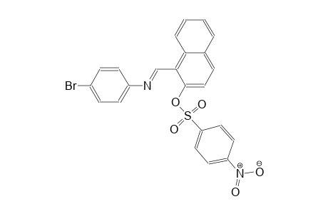 benzenesulfonic acid, 4-nitro-, 1-[(E)-[(4-bromophenyl)imino]methyl]-2-naphthalenyl ester
