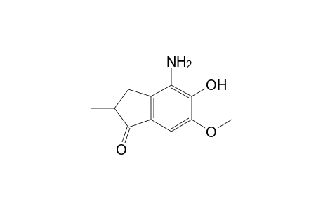 4-Amino-5-hydroxy-6-methoxy-2-methyl-1-indanone