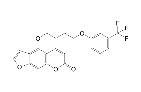 4-(4-[3-Trifluormethylphenoxy]butoxy)-7H-furo[3,2-g][1]benzopyran-7-one