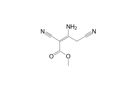 (E)-3-amino-2,4-dicyano-2-butenoic acid methyl ester