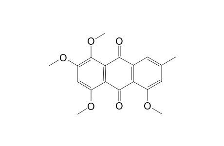 1,5,6,8-Tetramethoxy-3-methyl-9,10-anthacenedione