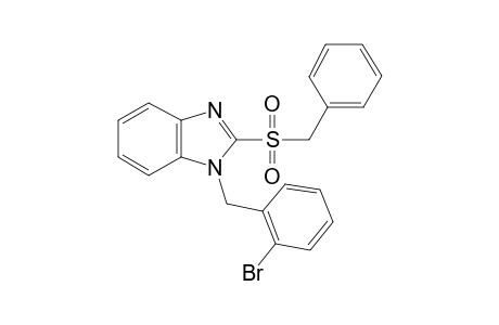1H-1,3-Benzimidazole, 1-[(2-bromophenyl)methyl]-2-[(phenylmethyl)sulfonyl]-