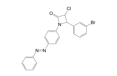 3-chloro-4-(3-bromophenyl)-1-(4-(phenyldiazenyl) phenyl)-azetidin-2-one