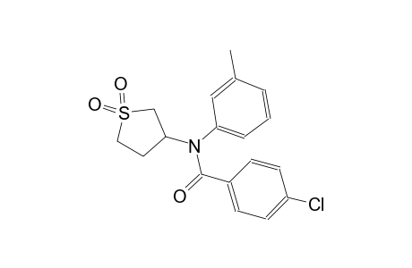 benzamide, 4-chloro-N-(3-methylphenyl)-N-(tetrahydro-1,1-dioxido-3-thienyl)-