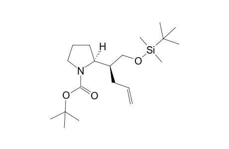 (2S)-2-[(1S)-1-[[tert-butyl(dimethyl)silyl]oxymethyl]but-3-enyl]pyrrolidine-1-carboxylic acid tert-butyl ester