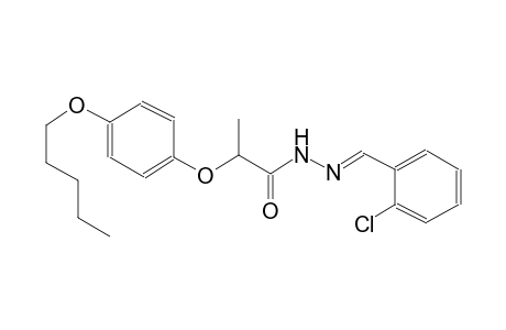 propanoic acid, 2-[4-(pentyloxy)phenoxy]-, 2-[(E)-(2-chlorophenyl)methylidene]hydrazide