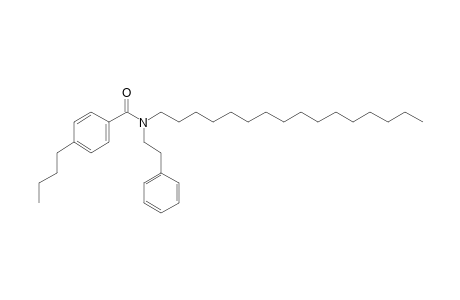 Benzamide, 4-butyl-N-(2-phenylethyl)-N-hexadecyl-