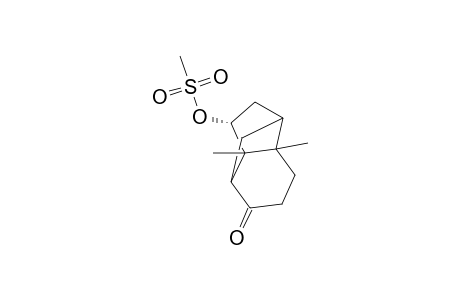 (-)-(7R)-5,6-Dimethyl-7-[(methylsulfonyl)oxy]tricyclo[4.4.0.0(5,9)]decan-2-one