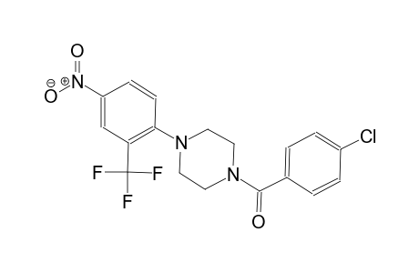 piperazine, 1-(4-chlorobenzoyl)-4-[4-nitro-2-(trifluoromethyl)phenyl]-