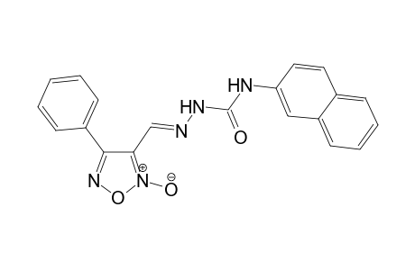 1-(4'-Phenyl-1',2',5'-oxadiazol-4'-yl)methylidene]-4-(2"-naphthyl)-semicarbazide - N(2)-Oxide