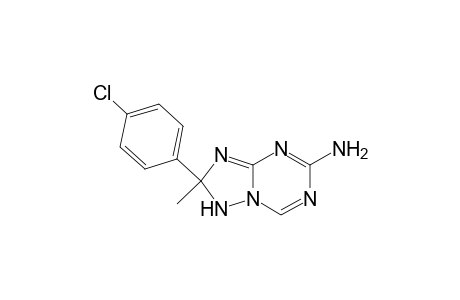 [1,2,4]Triazolo[1,5-a][1,3,5]triazin-7-amine, 2-(4-chlorophenyl)-1,2-dihydro-2-methyl-
