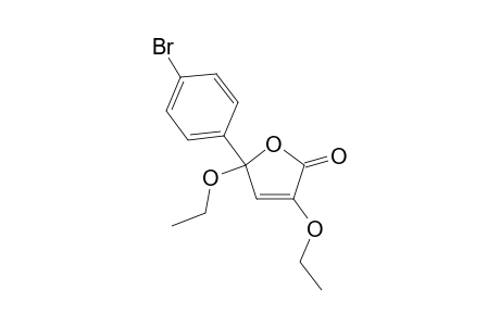 5-(4-bromophenyl)-3,5-diethoxyfuran-2(5H)-one