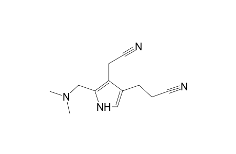 3-(4-(Cyanomethyl)-5-[(dimethylamino)methyl]-1H-pyrrol-3-yl)propanenitrile