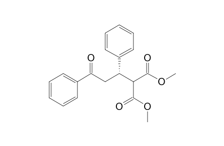 2-((S)-3-Oxo-1,3-diphenyl-propyl)-malonic acid dimethyl ester