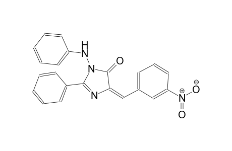 (5E)-3-anilino-5-(3-nitrobenzylidene)-2-phenyl-3,5-dihydro-4H-imidazol-4-one