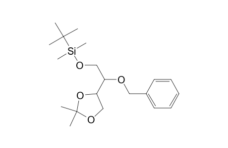 (2s,3s)-3-benzyloxy-4-(tert-butyldimethylsilyloxy)butan-1,2-diol isopropylidene acetal