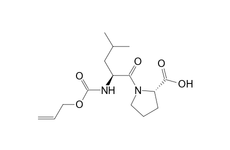 Allyloxycarbonylleucyl-proline