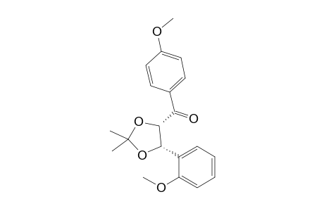 (cis)-4-(p-Methoxybenzoyl)-2,2-dimethyl-5-(methoxyphenyl)-1,3-dioxolane