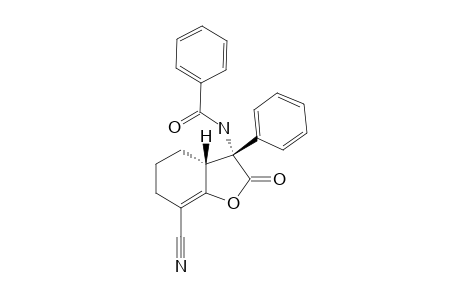 (3R*,3AR*)-N-(7-CYANO-2-OXO-3-PHENYL-2,3,3A,4,5,6-HEXAHYDROBENZOFURAN-3-YL)-BENZAMIDE