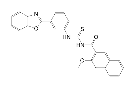 N-[3-(1,3-benzoxazol-2-yl)phenyl]-N'-(3-methoxy-2-naphthoyl)thiourea