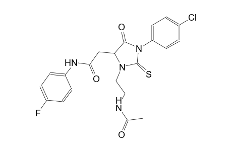 4-imidazolidineacetamide, 3-[2-(acetylamino)ethyl]-1-(4-chlorophenyl)-N-(4-fluorophenyl)-5-oxo-2-thioxo-