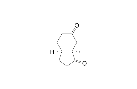 1H-Indene-1,6(2H)-dione, hexahydro-7a-methyl-, cis-