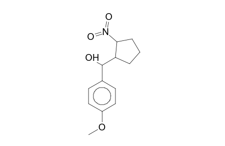 BENZENEMETHANOL, 4-METHOXY-alpha-(2-NITROCYCLOPENTYL)-, [1alpha(R*),2alpha]-