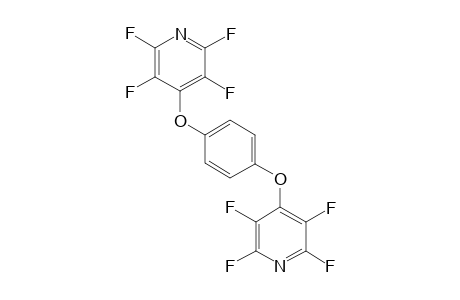 2,3,5,6-tetrafluoro-4-[4-(2,3,5,6-tetrafluoropyridin-4-yl)oxyphenoxy]pyridine