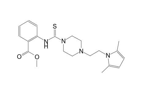 benzoic acid, 2-[[[4-[2-(2,5-dimethyl-1H-pyrrol-1-yl)ethyl]-1-piperazinyl]carbonothioyl]amino]-, methyl ester