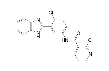 3-pyridinecarboxamide, N-[3-(1H-benzimidazol-2-yl)-4-chlorophenyl]-2-chloro-