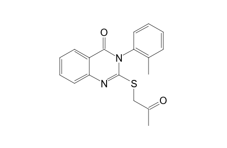 3-(2-METHYLPHENYL)-2-[(2-OXOPROPYL)-SULFANYL]-QUINAZOLIN-4(3H)-ONE