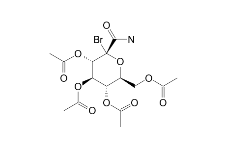 C-(2,3,4,6-TETRA-O-ACETYL-1-BROMO-1-DEOXY-BETA-D-GLUCOPYRANOSYL)-FORMAMIDE