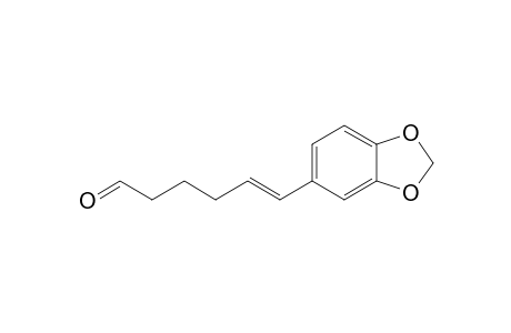 6-(3',4'-Methylenedioxyphenyl)-E-5-hexenal