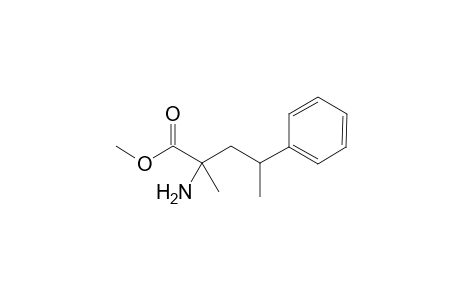 (2RS,4SR)-Methyl 2-Amino-2-methyl-4-phenylpentanoate