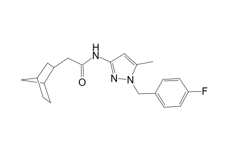 Bicyclo[2.2.1]heptane-2-acetamide, N-[1-[(4-fluorophenyl)methyl]-5-methyl-1H-pyrazol-3-yl]-