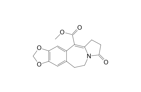 Methyl 5,8,9,10-tetrahydro-8-oxo-6H-1,3-dioxolo[4,5-h]-pyrrolo[2,1-b][3]benzazepine-11-carboxylate