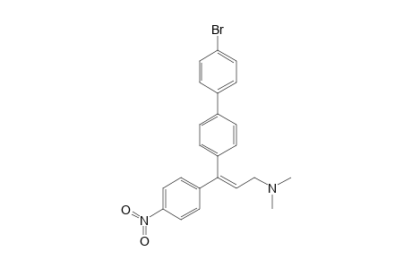 3-(4 "-Bromo-[1.1 "-biphenyl]-4-yl)-3-(4-nitrophenyl)-N,N-dimethyl-2-propen-l-amine