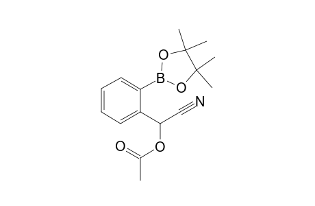 Cyano(2-(4,4,5,5-tetramethyl-1,3,2-dioxaborolan-2-yl)phenyl)methyl Acetate
