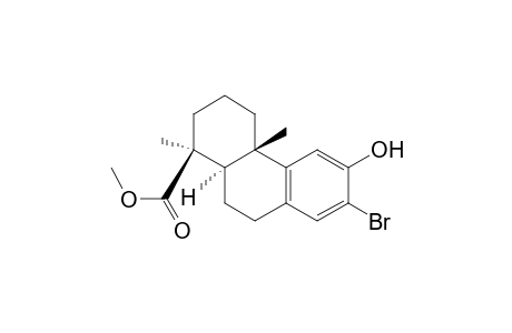 1-Phenanthrenecarboxylic acid, 7-bromo-1,2,3,4,4a,9,10,10a-octahydro-6-hydroxy-1,4a-dimethyl-, methyl ester, [1S-(1.alpha.,4a.alpha.,10a.beta.)]-