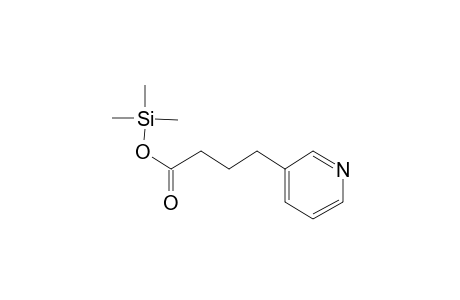 4-(Pyridin-3-yl)butanoic acid, tms