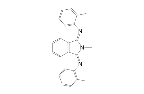 N-((1E,3E)-2-methyl-3-[(2-methylphenyl)imino]-1H-isoindol-1(2H)-ylidene)-N-(2-methylphenyl)amine