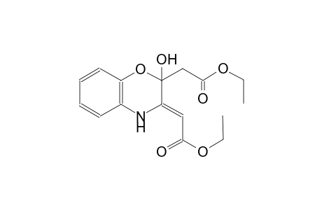 2H-1,4-benzoxazine-2-acetic acid, 3-(2-ethoxy-2-oxoethylidene)-3,4-dihydro-2-hydroxy-, ethyl ester, (3Z)-